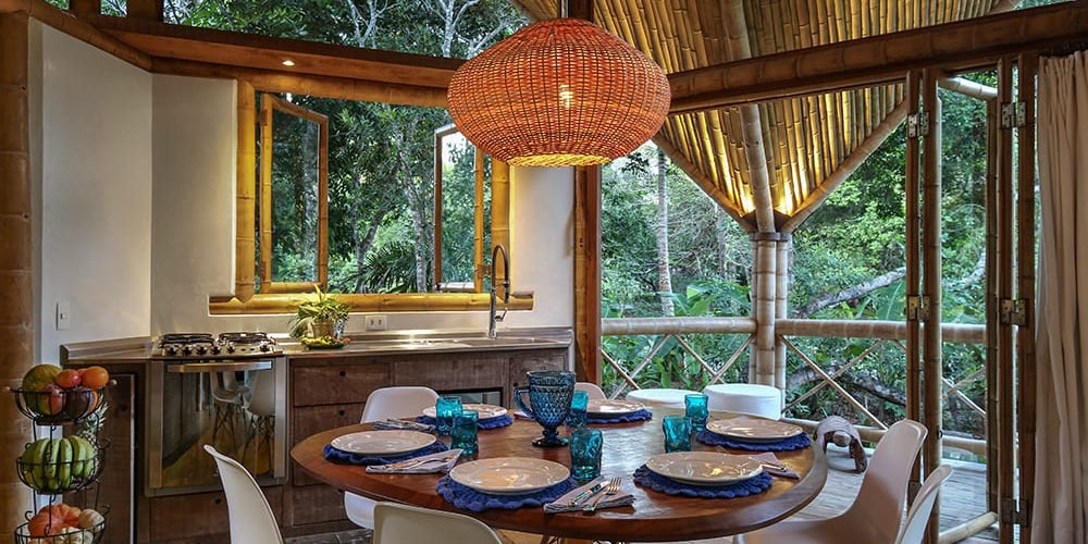 LOFT BAMBU mesa jantar